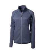 Cutter & Buck Women's Mainsail Sweater-Knit Full-Zip Jacket